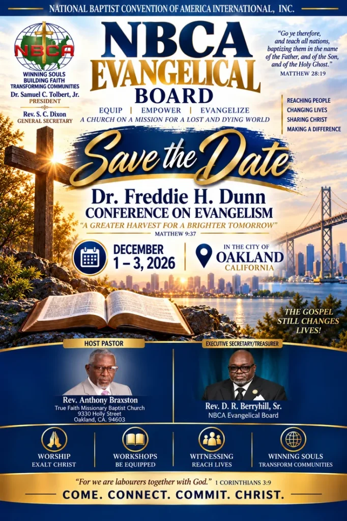 Dr. Freddie H. Dunn Conference on Evangelism flyer